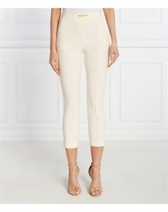 Брюки Slim fit, экрю Elisabetta franchi