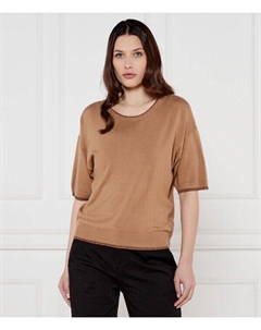 Свитер Regular fit, коричневый Liu jo