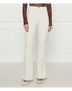 Брюки Flare fit, экрю Elisabetta franchi