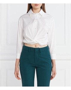 Рубашка Cropped fit, белый Liu jo