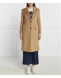 Шерстяное пальто катара, коричневый Boss