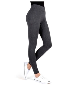 Женские базовые хлопковые леггинсы, серый Memoi