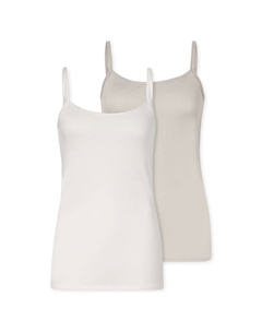 Топ спагетти из модала Essentials, желтый Schiesser