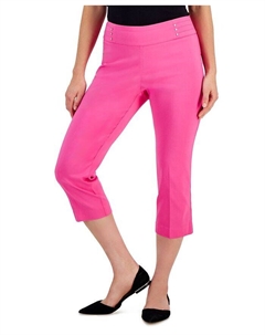 Миниатюрные капри с заклепками, розовый Jm collection