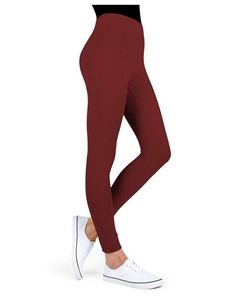 Женские базовые хлопковые леггинсы, красный Memoi