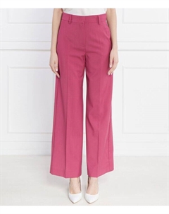 Шерстяные штаны Regular fit, фуксия Weekend max mara