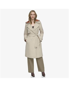 Женский утепленный тренч Evesham смешанной техники, тан/бежевый Andrew marc