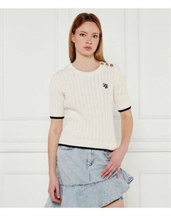 Свитер Slim fit, экрю Liu jo