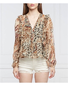 Блуза Regular fit, коричневый Liu jo