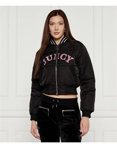 Куртка-Бомбер kelsey Cropped fit, черный Juicy couture
