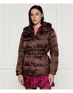 Пуховик Regular fit, коричневый Twinset