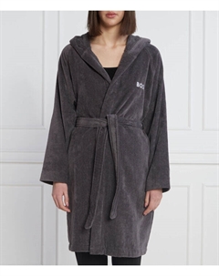 Халат однотонный Relaxed fit, черный Boss