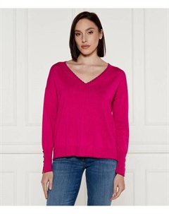 Свитер Regular fit, фуксия Liu jo