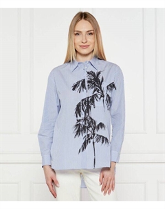 Рубашка Ламберта Oversize fit, синий Max&co