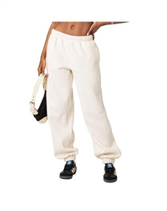 Женские спортивные брюки оверсайз Clark, тан/бежевый Edikted