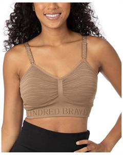 Для беременных Sublime сцеживание без помощи рук и усилитель; Бюстгальтер для кормления - подходит для s 30B-36D, цвет Latte Kindred bravely