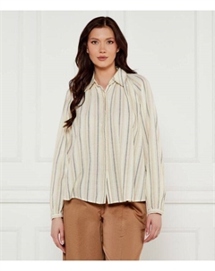 Рубашка с капюшоном Regular fit, экрю Ba&sh