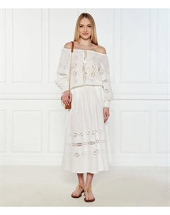 Блуза Regular fit, экрю Liu jo