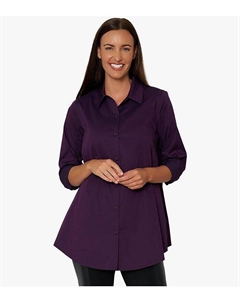 Женская туника Prime Time из хлопкового поплина, фиолетовый Stella carakasi