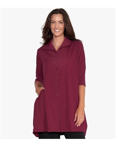 Женская туника Tiburon Icon из хрустящего хлопкового поплина и эластичного модала Джерси, цвет Magenta Stella carakasi