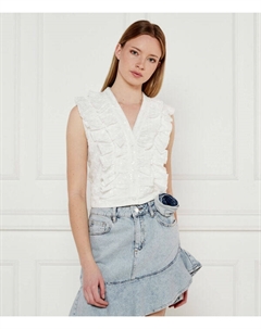 Блуза Regular fit, белый Liu jo