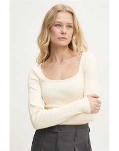 Лонгслив, бежевый Answear lab