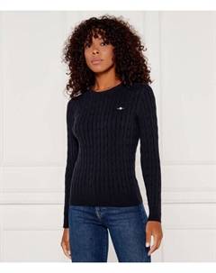 Свитер Slim fit, синий Gant