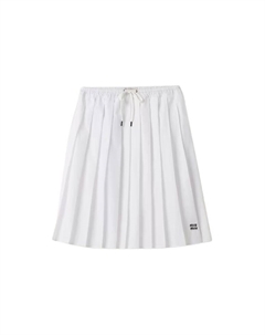 Повседневная длинная юбка женская белая Miu miu