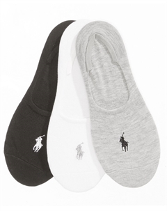 Набор из 3 женских плоских трикотажных носков-кроссовок Polo ralph lauren