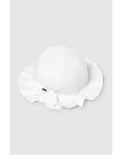 Хлопковая шапка для детей, белый Mayoral