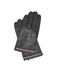 Кожаные перчатки для смартфонов корпоративная любовь, черный Tommy hilfiger