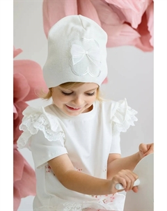 Детская хлопковая шапочка MARTINA, бежевый Jamiks