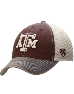 Мужская регулируемая кепка Texas A M Aggies Offroad Trucker - темно-бордовая Top of the world