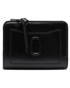 Кожаный кошелек утилита снимок dtm, черный Marc jacobs