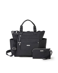 Рюкзак-трансформер 3 в 1 с RFID-браслетом для телефона, черный Baggallini