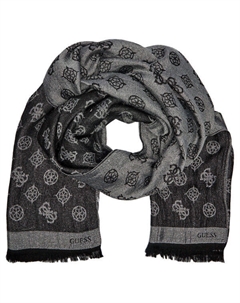 Двусторонний шарф, черный Guess