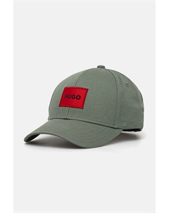 Бейсболка хлопковая, зеленый Hugo