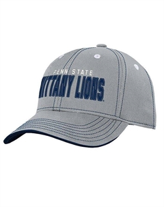 Серая регулируемая шапка с напуском для юношей и девочек Penn State Nittany Lions Old School, серый Outerstuff