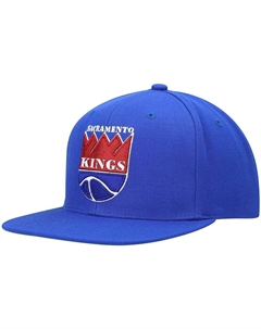 Мужская синяя кепка Sacramento Kings Hardwood Classics Team Ground 2.0 Snapback Mitchell and ness