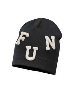 Детская шапка МАДОННА, черный Jamiks