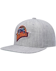 Мужская серая кепка Golden State Warriors Hardwood Classics Team 2.0 Snapback Mitchell and ness