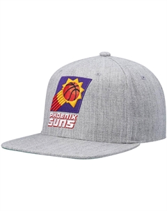 Мужская серая кепка с застежкой Phoenix Suns Hardwood Classics Team 2.0 Snapback Mitchell and ness