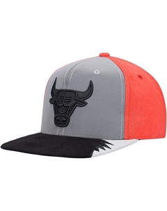 Мужская серо-красная кепка Snapback Chicago Bulls Day 5 Mitchell and ness