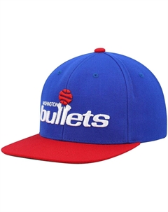 Мужская сине-красная кепка Washington Bullets Hardwood Classics Team Two-Tone 2.0 Snapback Mitchell and ness
