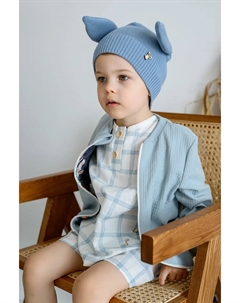 Детская хлопковая шапочка NORI, синий Jamiks