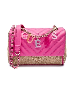 Сумка через плечо, розовый Guess