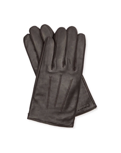 Кожаные перчатки jaan, коричневый Hugo