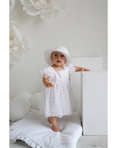 Детская хлопковая шапка FELIKS, белый Jamiks
