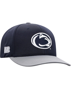 Мужская темно-серая двухцветная кепка Penn State Nittany Lions Reflex Hybrid Tech Flex Top of the world