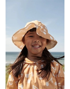 Amelia Двусторонняя шляпа от солнца для детей, оранжевый Liewood